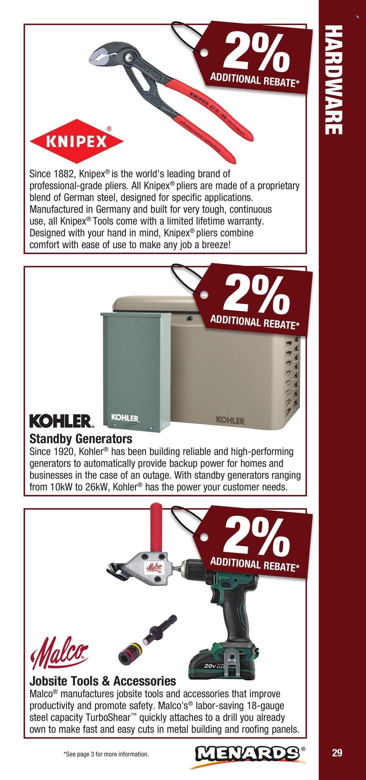 Menards ad - 01/01/2025 - 12/31/2025. Page 29