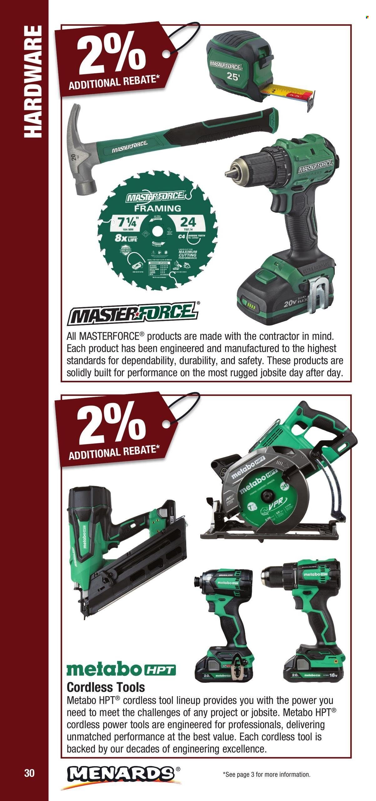 Menards ad - 01/01/2025 - 12/31/2025. Page 30