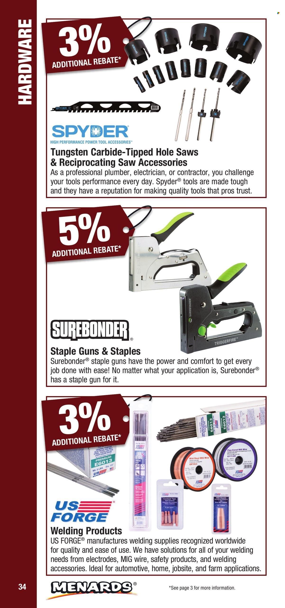 Menards ad - 01/01/2025 - 12/31/2025. Page 34