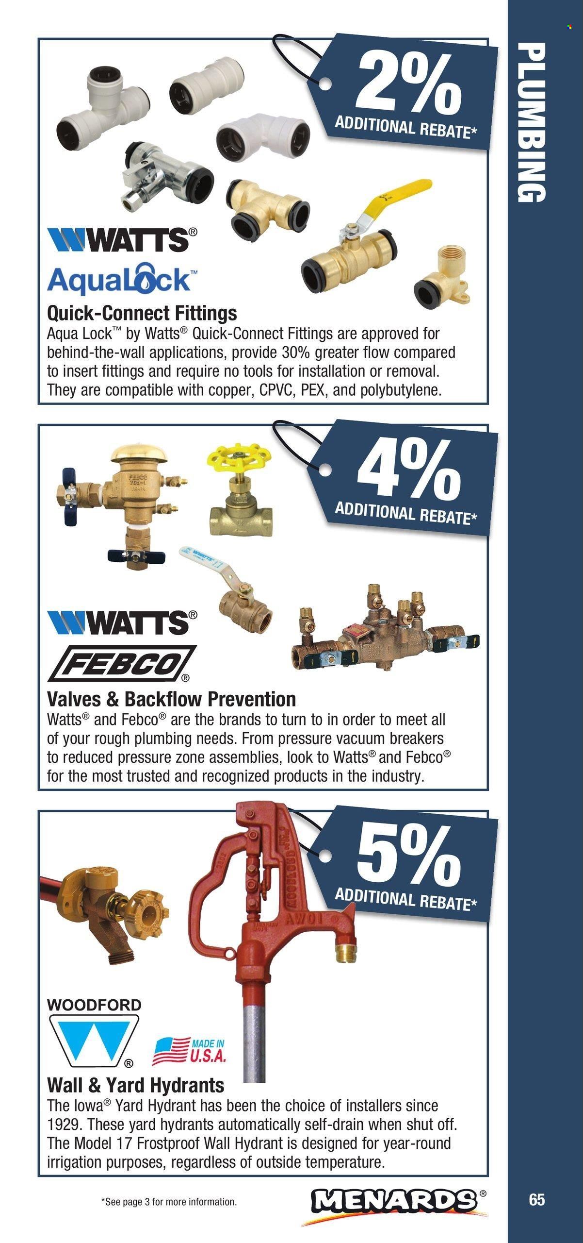 Menards ad - 01/01/2025 - 12/31/2025. Page 65