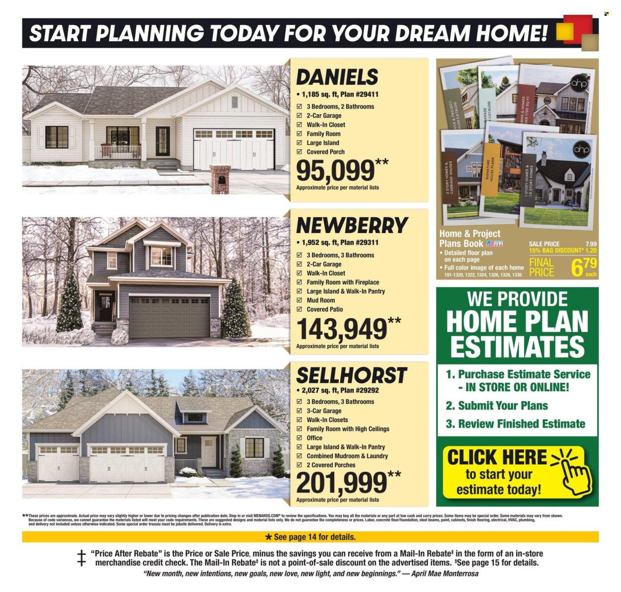 Menards ad - 01/01/2025 - 01/12/2025. Page 2
