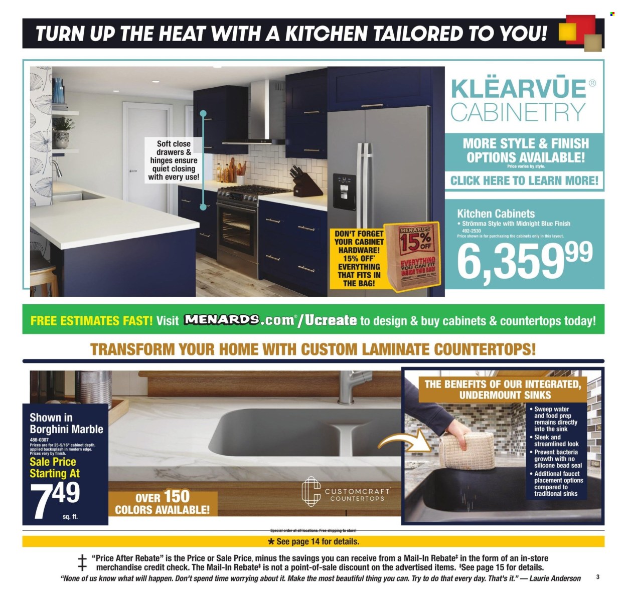 Menards ad - 01/01/2025 - 01/12/2025. Page 6