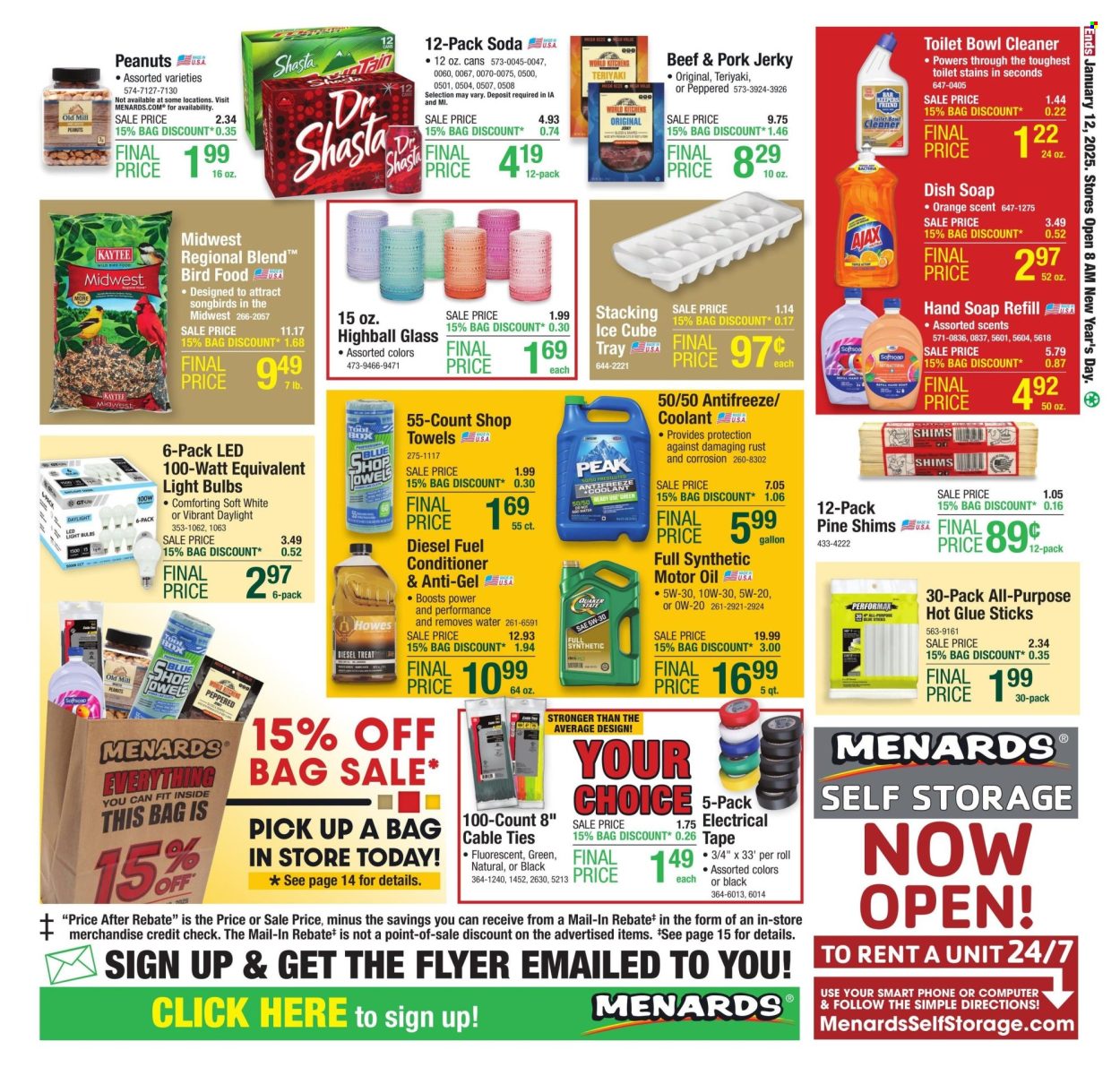 Menards ad - 01/01/2025 - 01/12/2025. Page 23