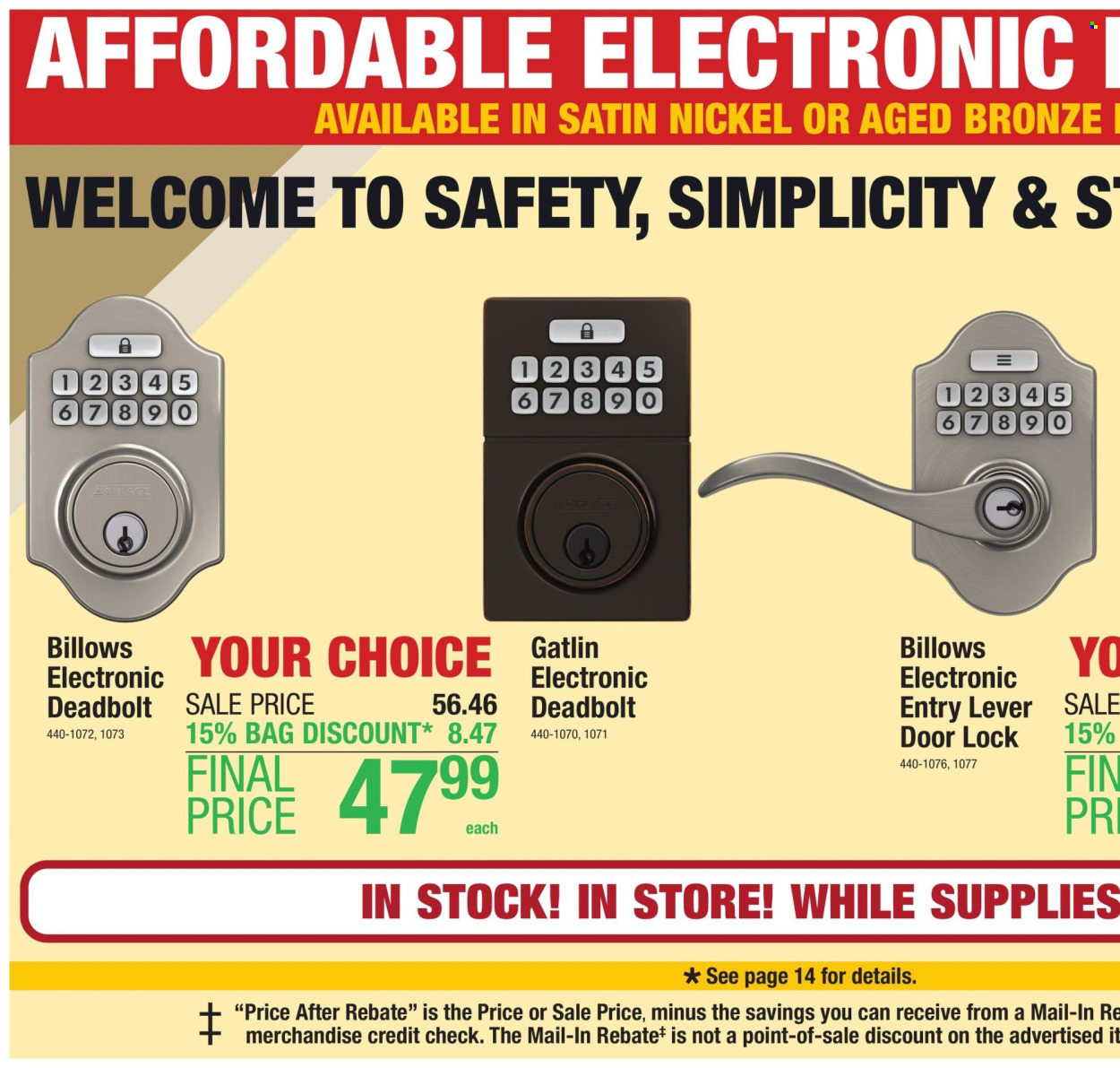 Menards ad - 01/01/2025 - 01/12/2025. Page 3