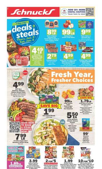 Schnucks Flyer - 01/02/2025 - 01/07/2025.