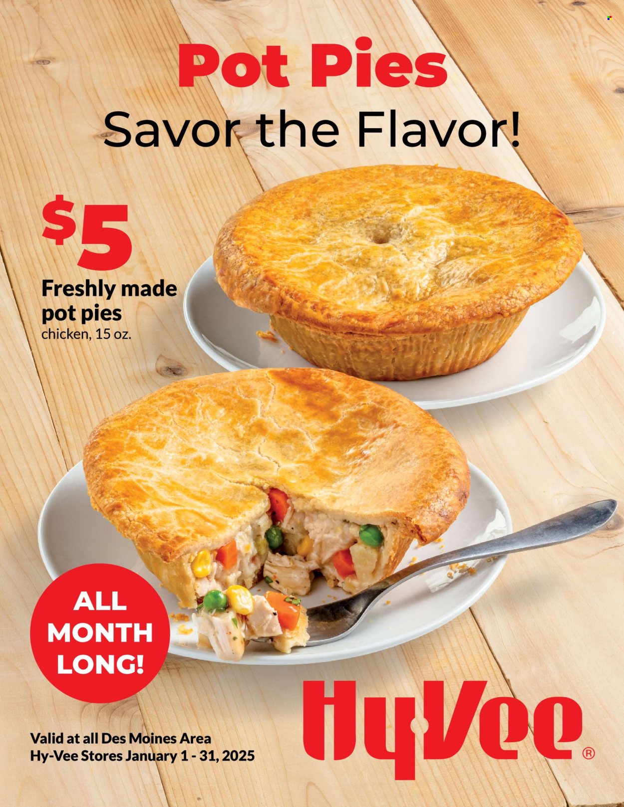 Hy-Vee ad - 01/01/2025 - 01/31/2025. Page 1