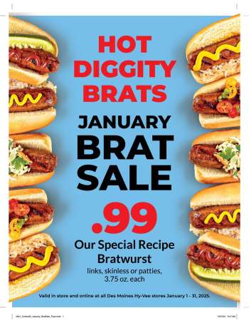 Hy-Vee Flyer - 01/01/2025 - 01/31/2025.
