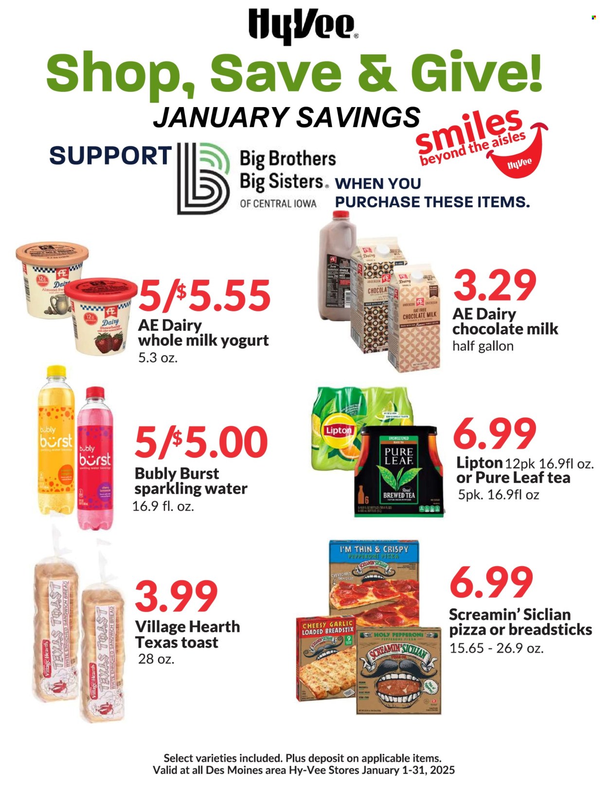 Hy-Vee ad - 01/01/2025 - 01/31/2025. Page 1