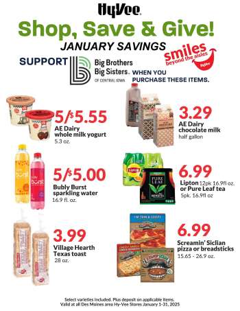 Hy-Vee Flyer - 01/01/2025 - 01/31/2025.