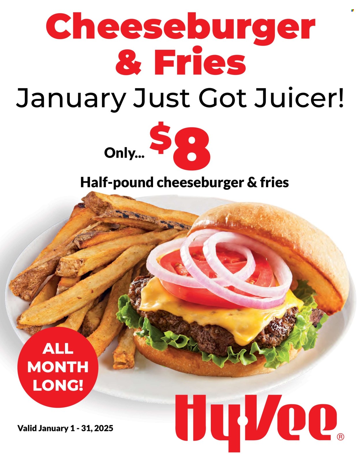 Hy-Vee ad - 01/01/2025 - 01/31/2025. Page 1