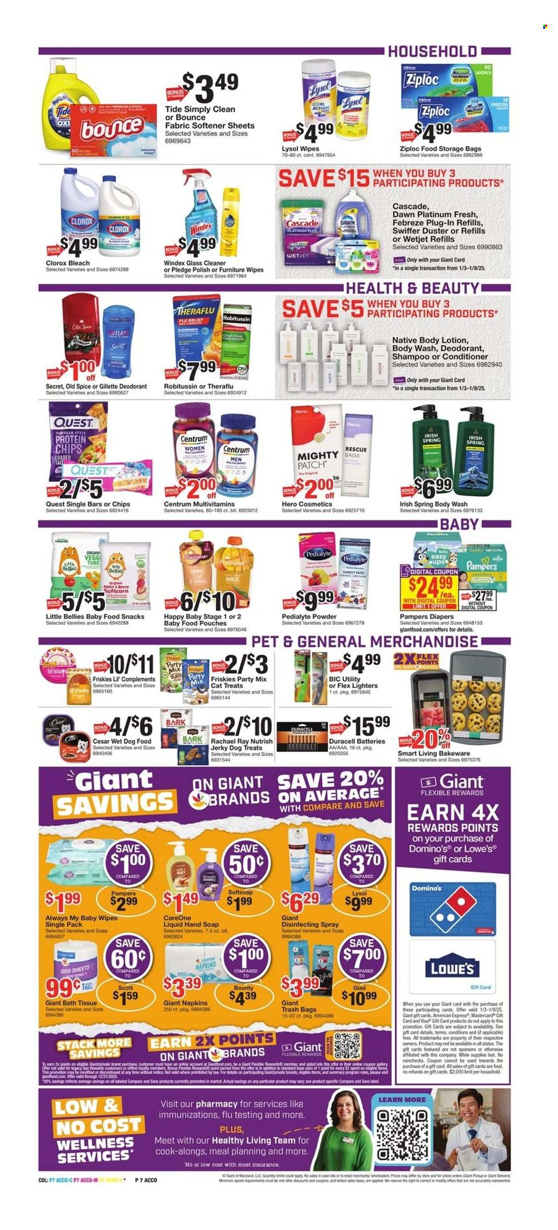 Giant Food ad - 01/03/2025 - 01/09/2025. Page 7