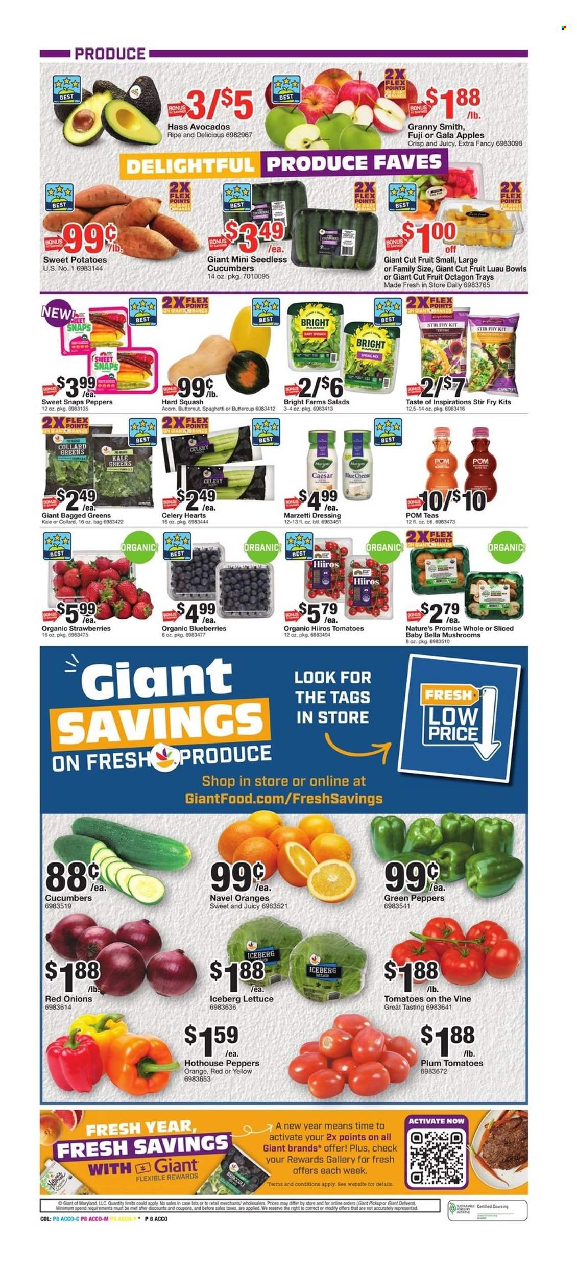 Giant Food ad - 01/03/2025 - 01/09/2025. Page 8