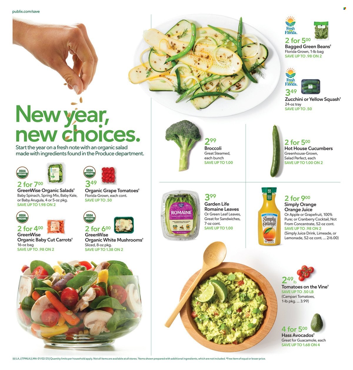 Publix ad - 01/02/2025 - 01/08/2025. Page 6