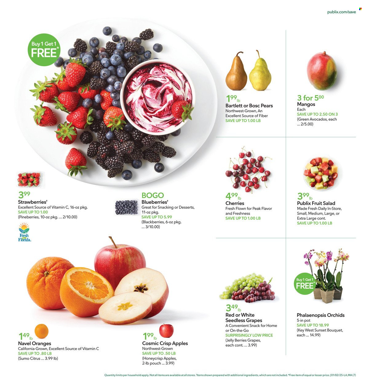 Publix ad - 01/02/2025 - 01/08/2025. Page 7