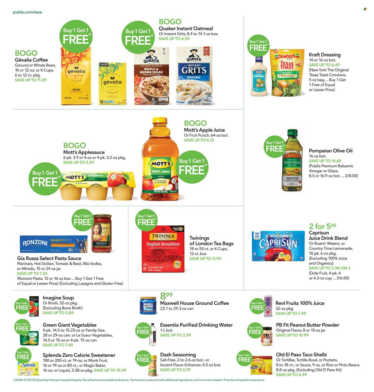 Publix ad - 01/02/2025 - 01/08/2025. Page 12