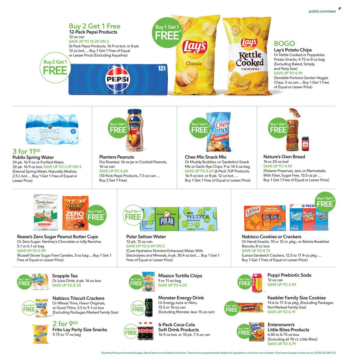 Publix ad - 01/02/2025 - 01/08/2025. Page 13