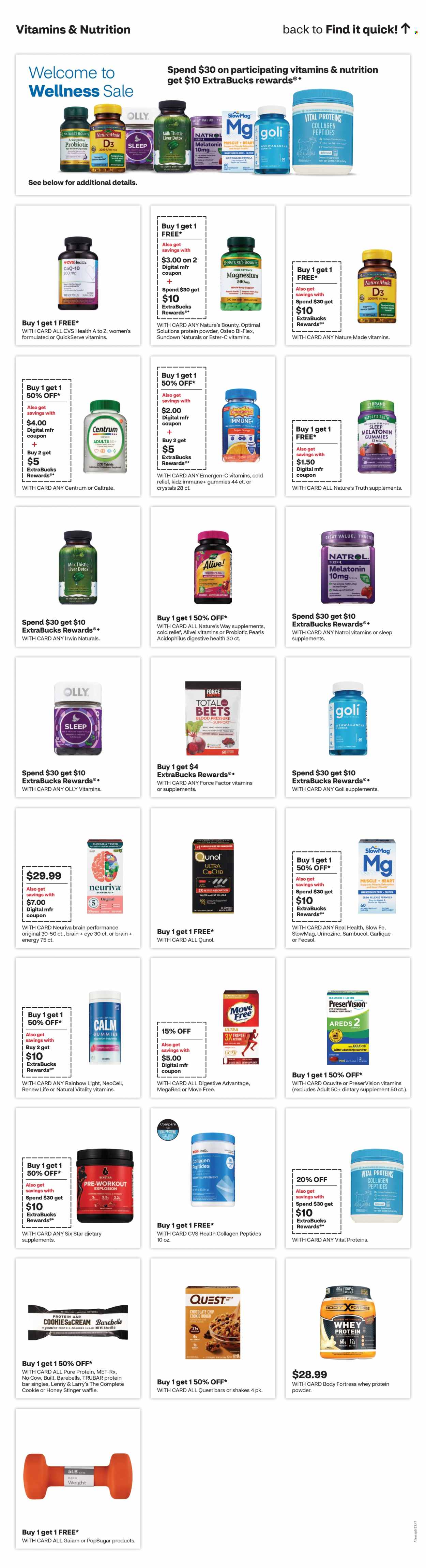 CVS Pharmacy ad - 01/05/2025 - 01/11/2025. Page 9