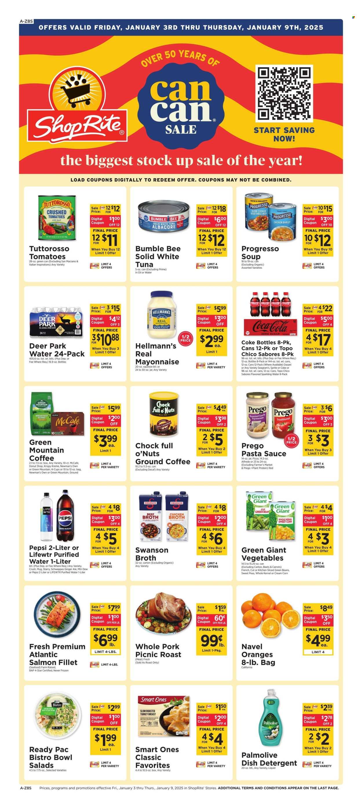 ShopRite ad - 01/03/2025 - 01/09/2025. Page 1