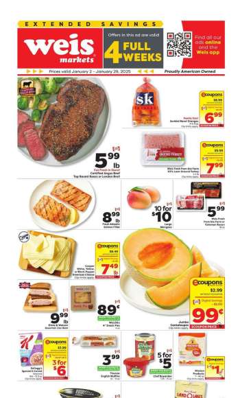 Weis Flyer - 01/02/2025 - 01/29/2025.