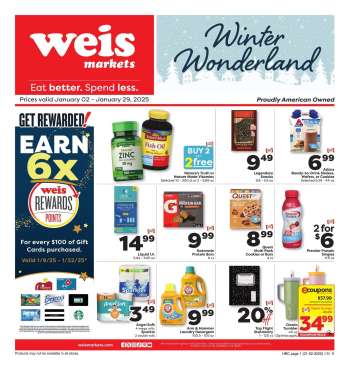 Weis Flyer - 01/02/2025 - 01/29/2025.
