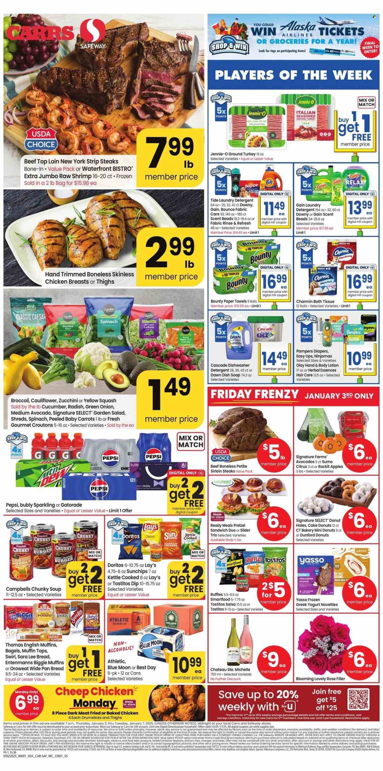 Safeway ad - 01/02/2025 - 01/07/2025. Page 1