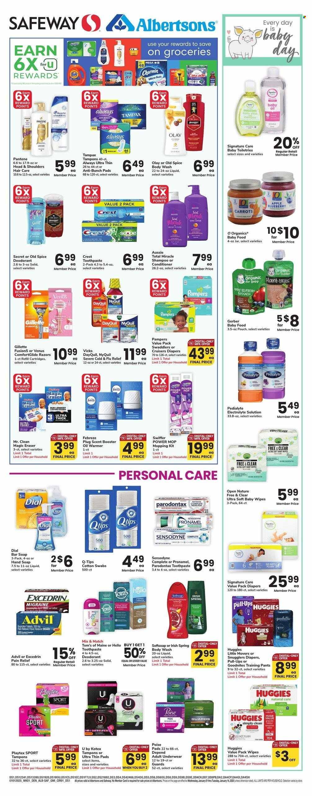 Safeway ad - 01/01/2025 - 01/14/2025. Page 1
