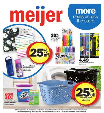 Meijer Flyer - 01/05/2025 - 01/11/2025.