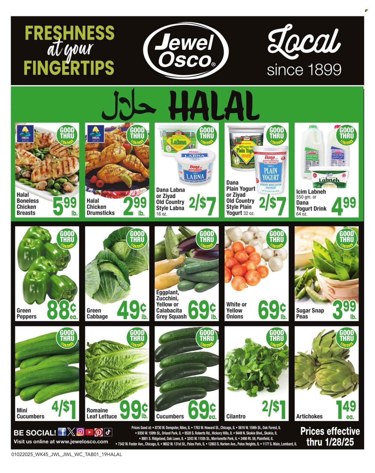 Jewel Osco ad - 01/02/2025 - 01/28/2025. Page 1