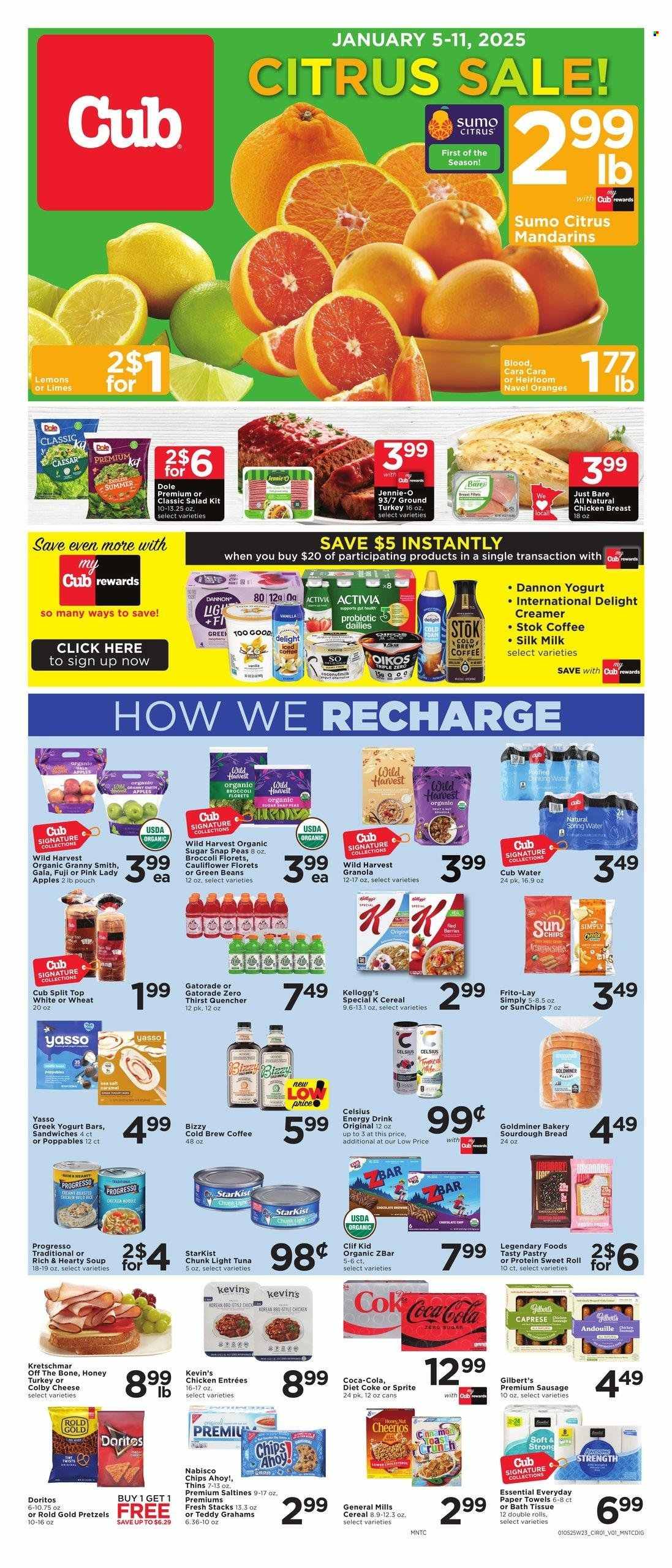 Cub Foods ad - 01/05/2025 - 01/11/2025. Page 1
