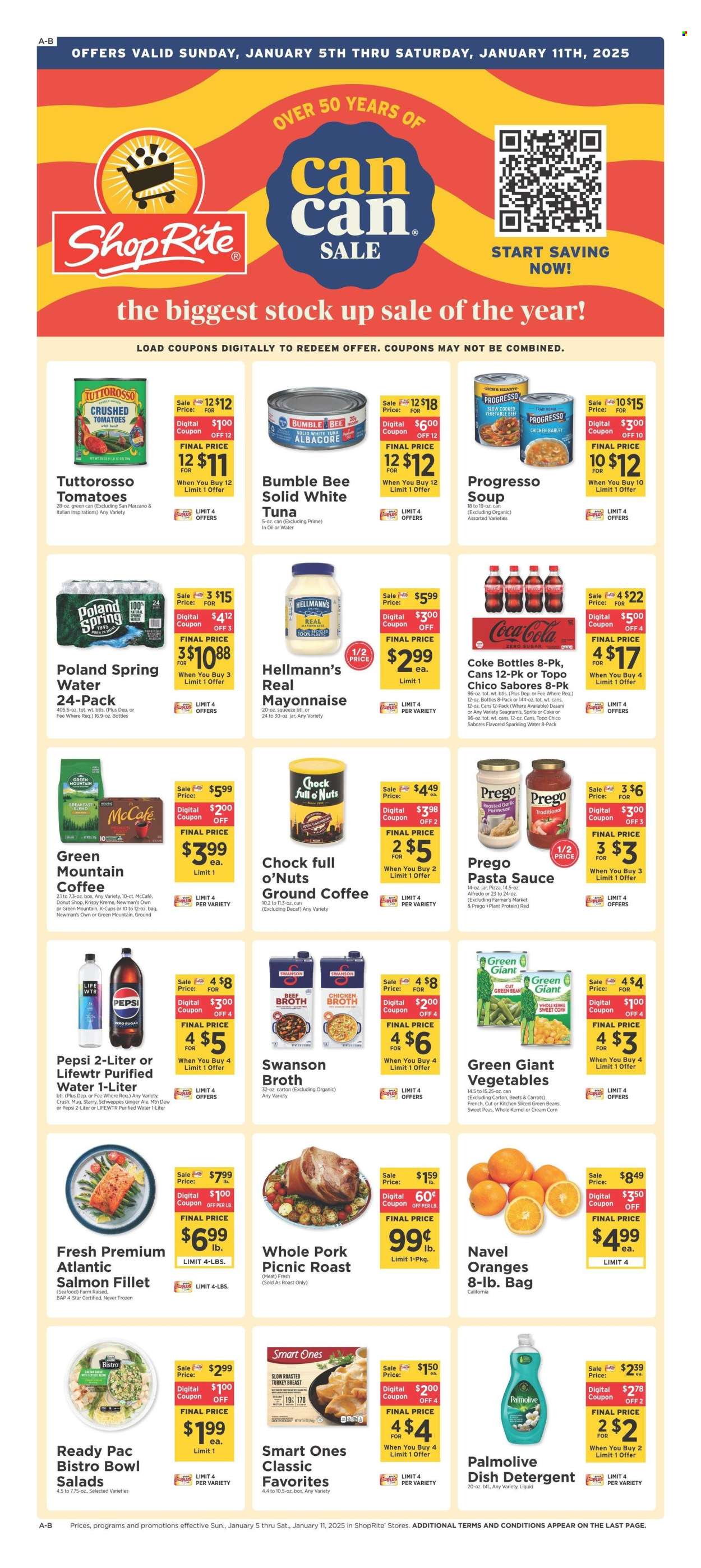 ShopRite ad - 01/05/2025 - 01/11/2025. Page 1