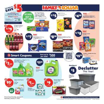 Family Dollar Flyer - 01/05/2025 - 01/11/2025.
