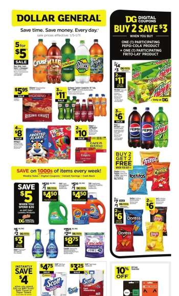 Dollar General Flyer - 01/05/2025 - 01/11/2025.