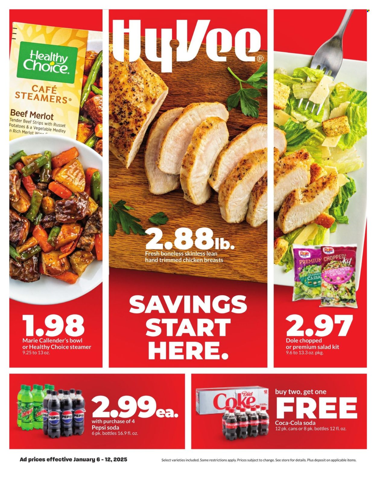 Hy-Vee ad - 01/06/2025 - 01/12/2025. Page 1