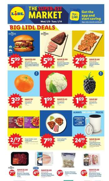 Lidl Flyer - 01/08/2025 - 01/14/2025.