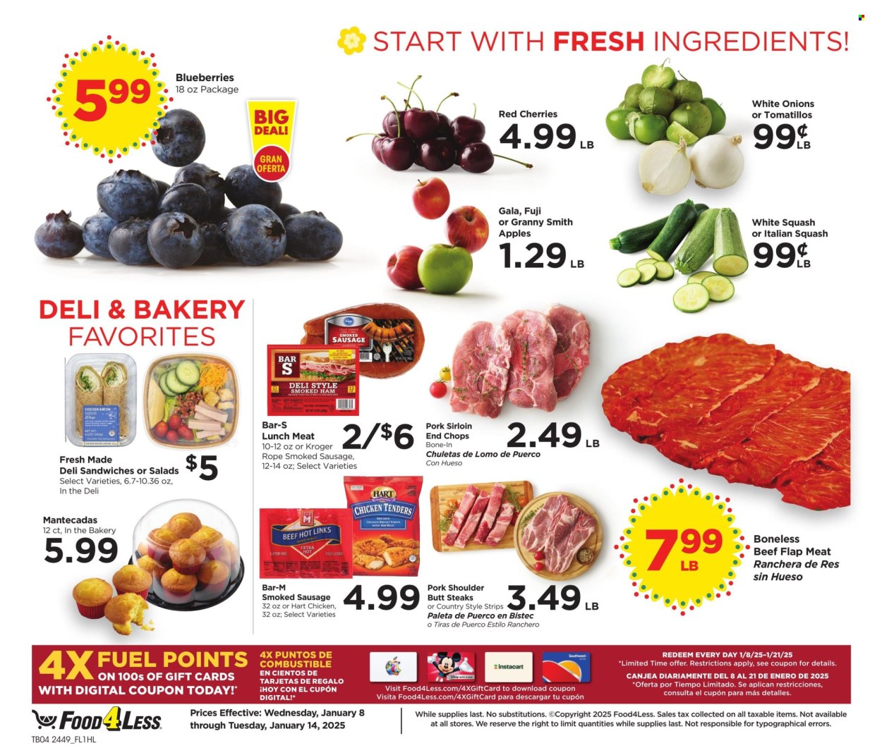 Food 4 Less ad - 01/08/2025 - 01/14/2025. Page 4