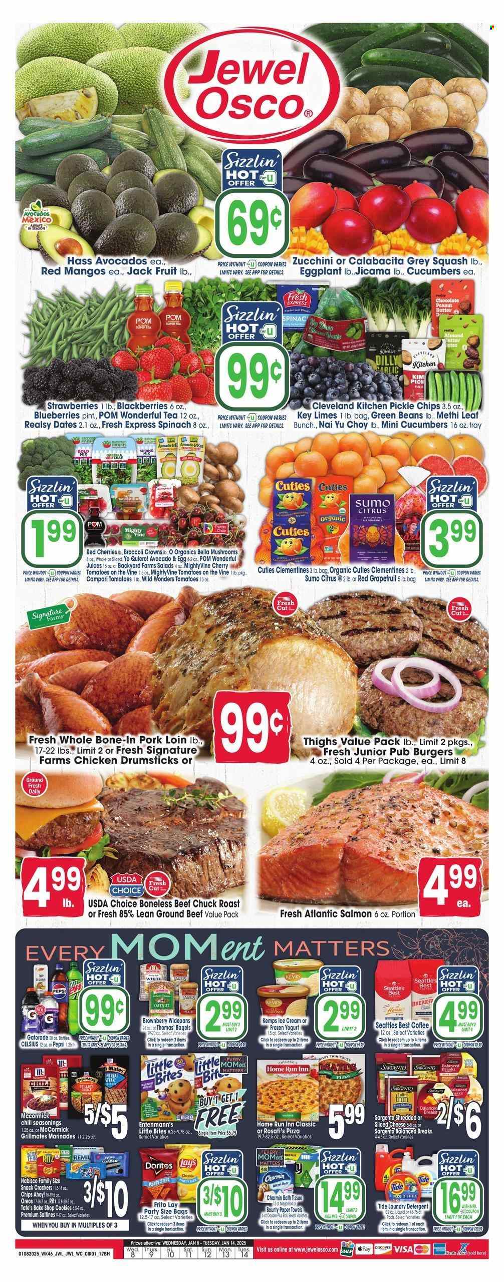 Jewel Osco ad - 01/08/2025 - 01/14/2025. Page 1