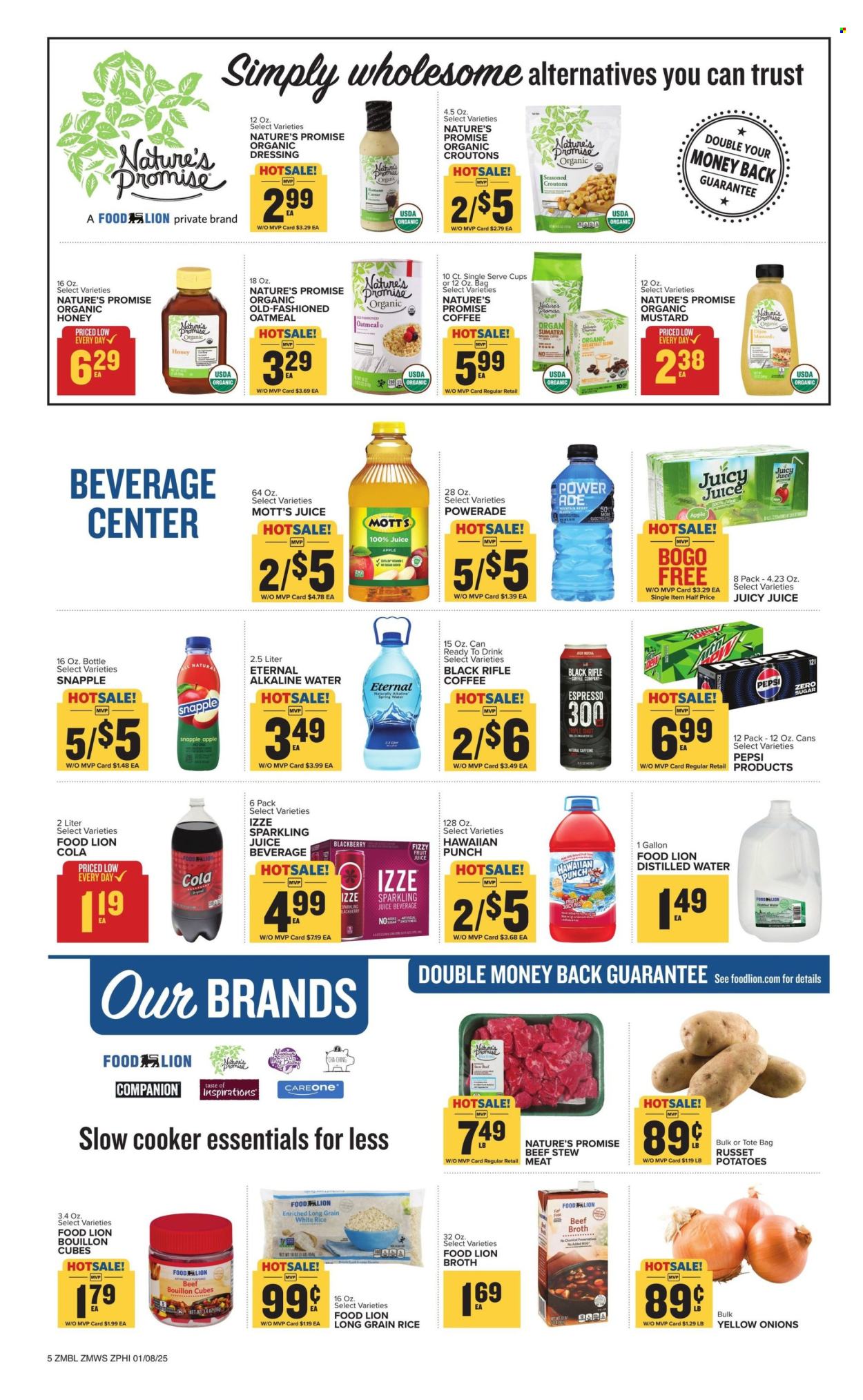 Food Lion ad - 01/08/2025 - 01/14/2025. Page 5