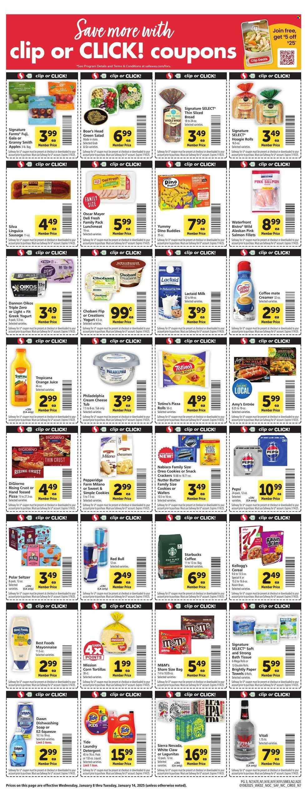 Safeway ad - 01/08/2025 - 01/14/2025. Page 3