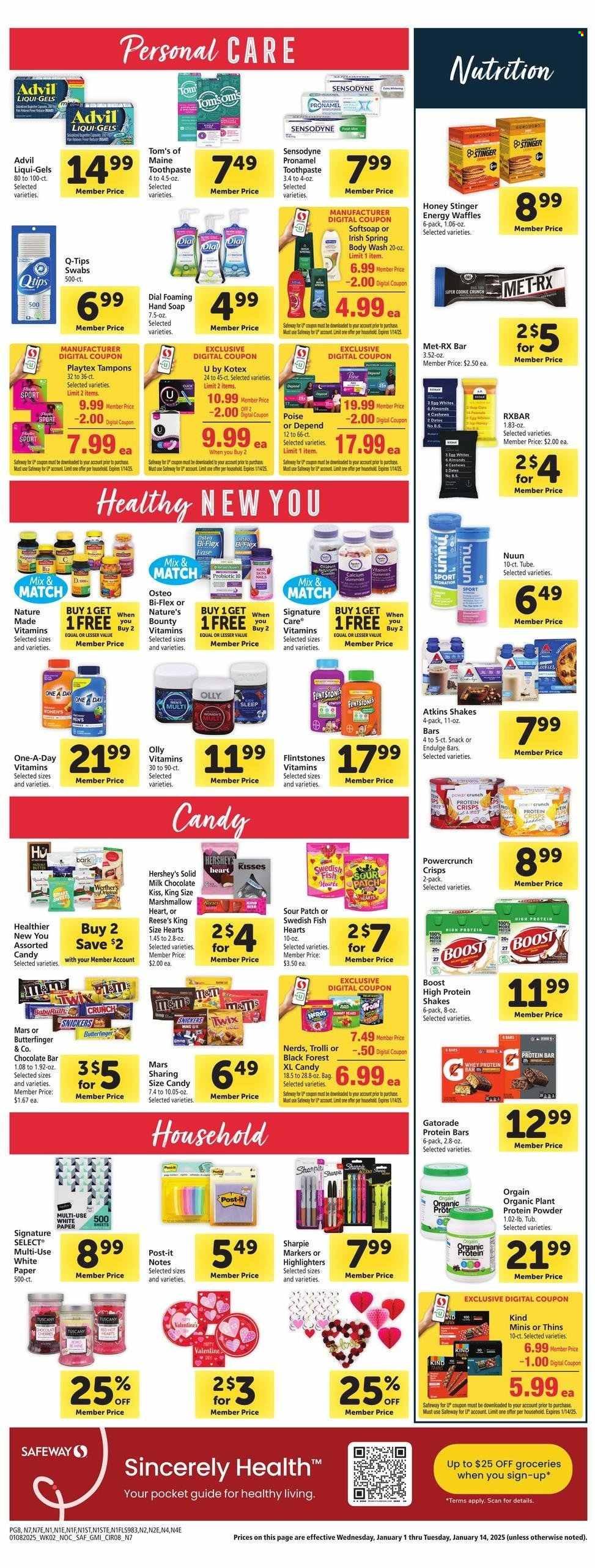 Safeway ad - 01/08/2025 - 01/14/2025. Page 8