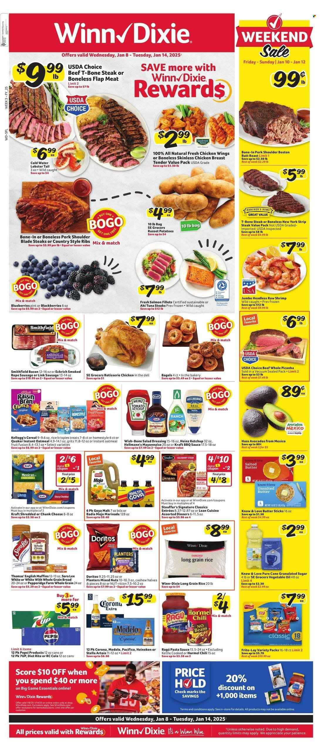 Winn Dixie ad - 01/08/2025 - 01/14/2025. Page 1