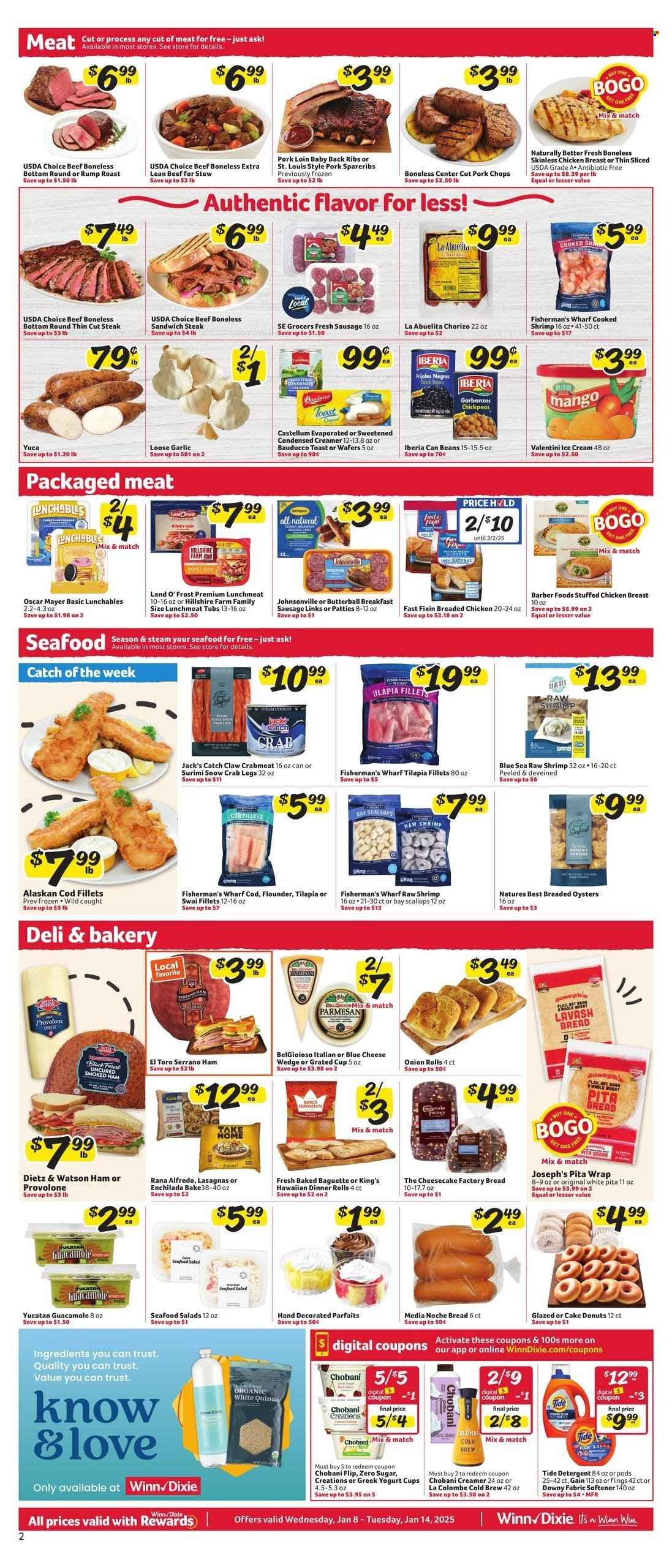 Winn Dixie ad - 01/08/2025 - 01/14/2025. Page 2