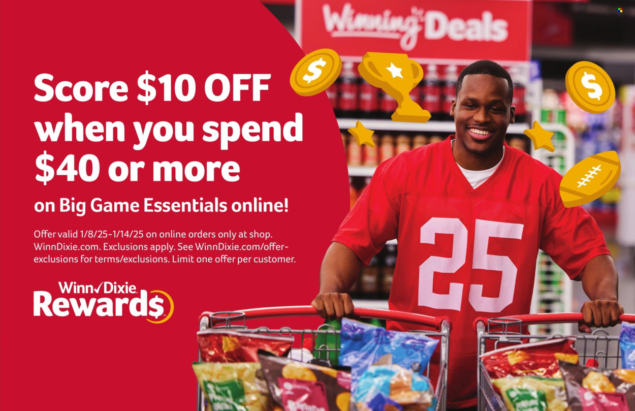 Winn Dixie ad - 01/08/2025 - 01/14/2025. Page 8