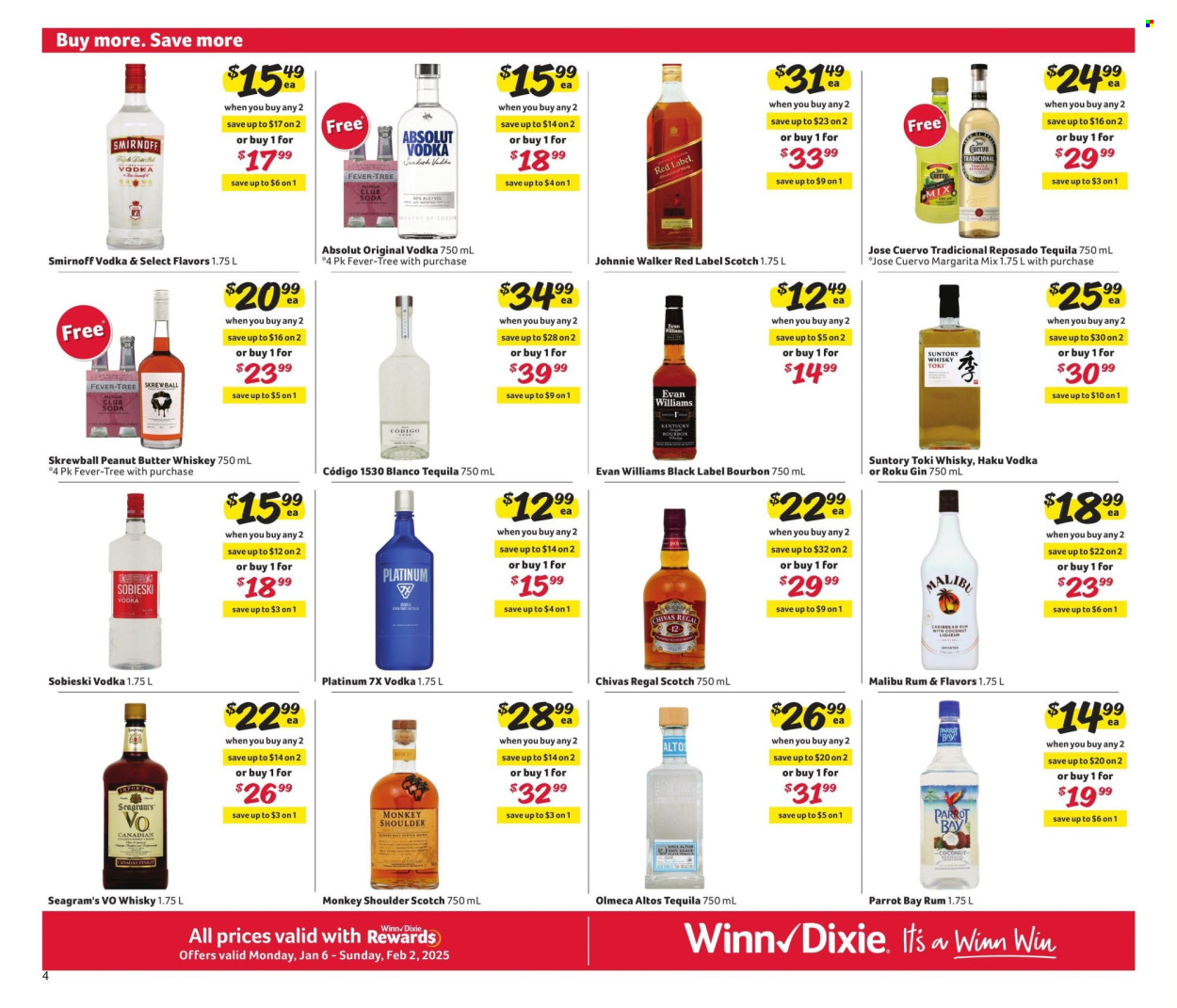 Winn Dixie ad - 01/06/2025 - 02/02/2025. Page 4