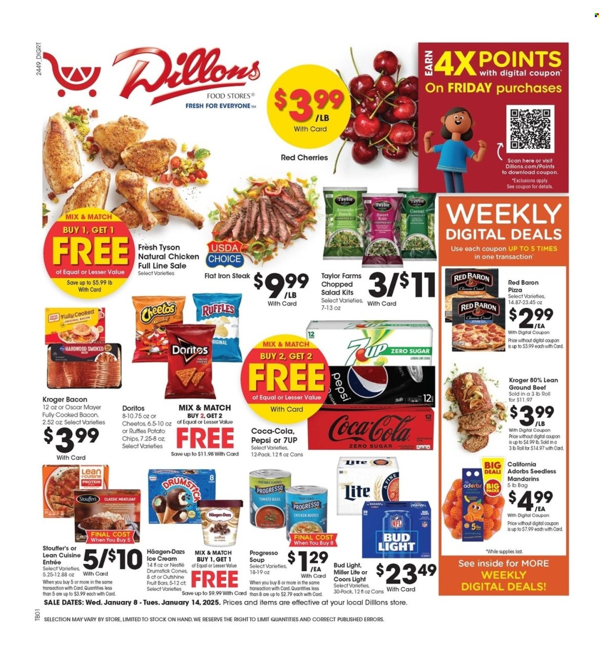 Dillons ad - 01/08/2025 - 01/14/2025. Page 1
