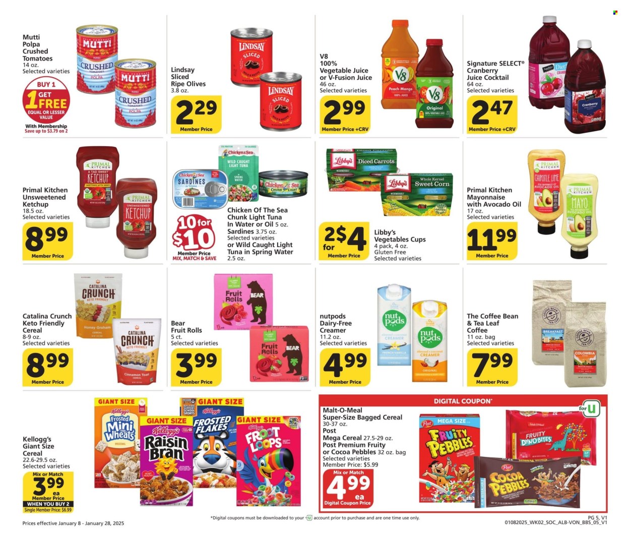 Albertsons ad - 01/08/2025 - 01/28/2025. Page 5