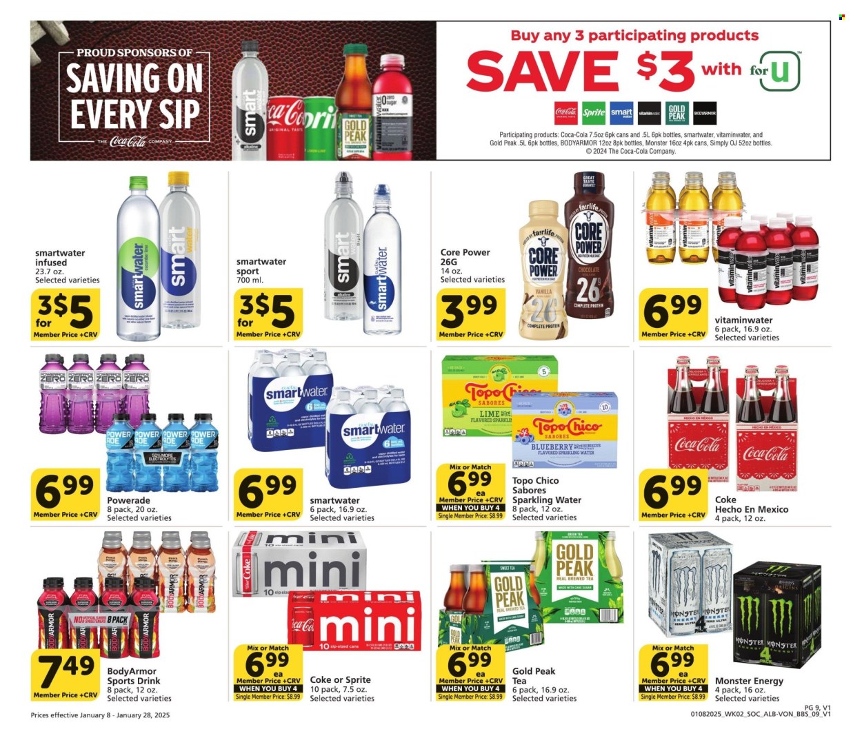 Albertsons ad - 01/08/2025 - 01/28/2025. Page 9
