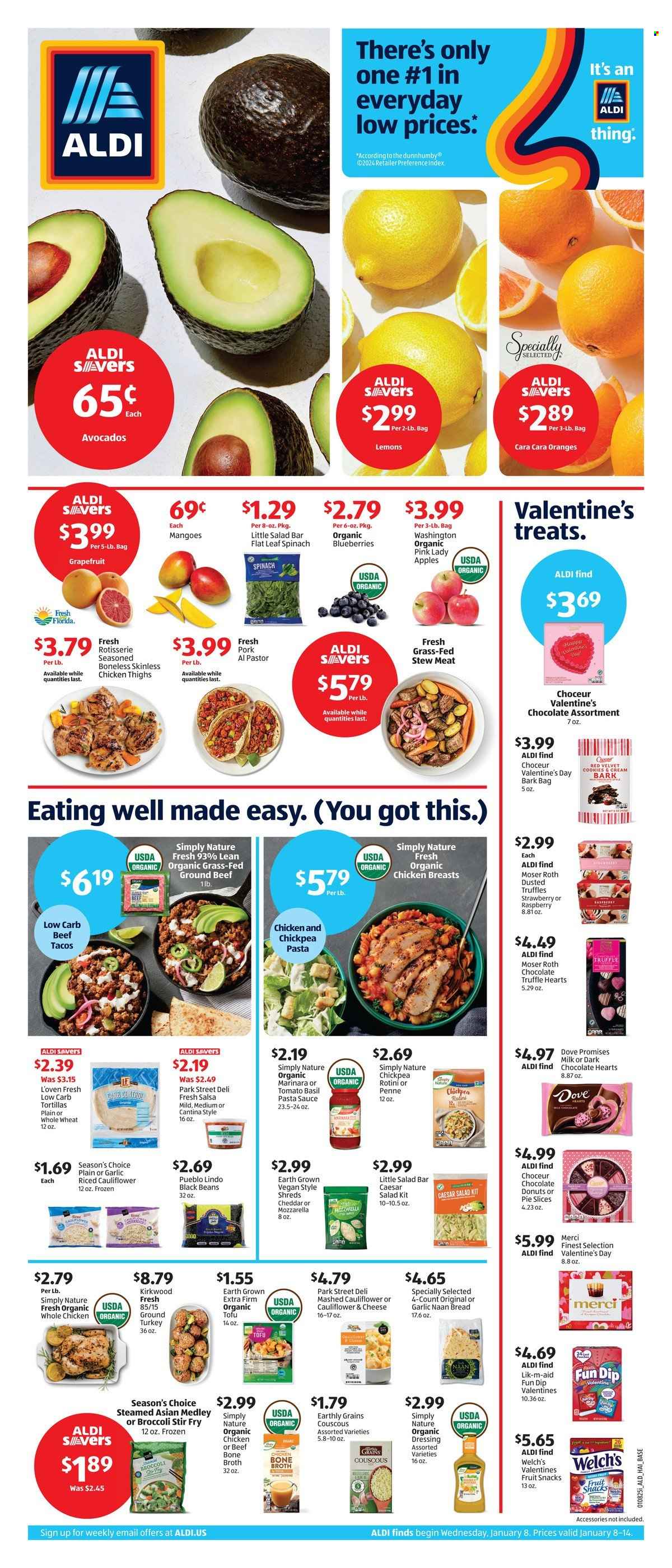 ALDI ad - 01/08/2025 - 01/14/2025. Page 1