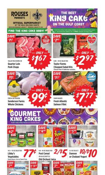 Rouses Markets Flyer - 01/08/2025 - 01/15/2025.