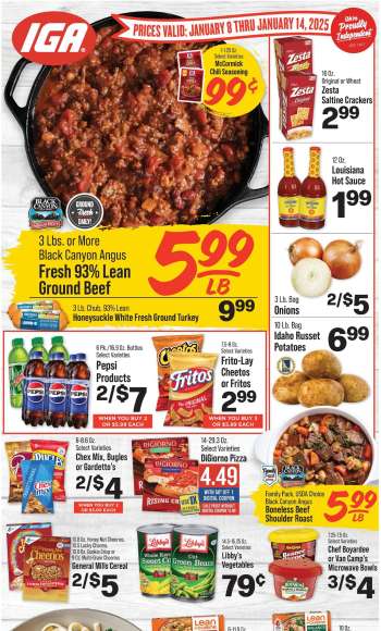 IGA Flyer - 01/08/2025 - 01/14/2025.