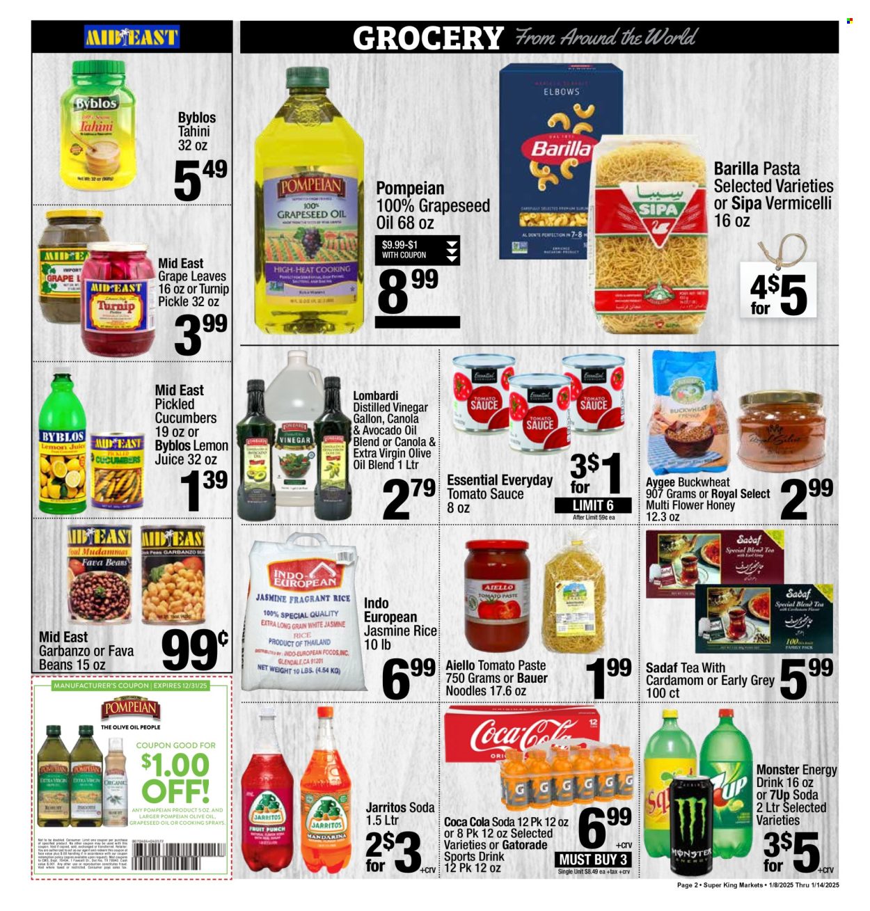 Super King Markets ad - 01/08/2025 - 01/14/2025. Page 2